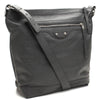 Balenciaga Classic Courier Bag Arena Men's Black Leather Messenger Shoulderbag 272810