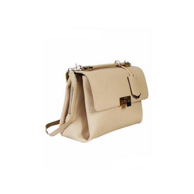 Balenciaga Classic  Women's Veau Effet Graine Beige Leather Luxury Bag 391568