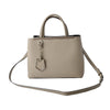 Fendi 2 Jours Dove Beige Calf Leather Shopping Tote Cross Body Handbag 8BH253