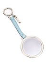 Fendi Blossom Blue Calf Leather Key Charm Luxury Keychain 7AR455-F09PO