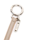 Fendi Blossom Orange and Tan Calf Leather Key Charm Keychain 7AR455-F09PP