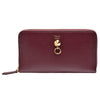 Fendi By The Way Burgundy Leather Full Zip Wallet Large 8M0299-F0KZU