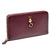 Fendi By The Way Burgundy Leather Full Zip Wallet Large 8M0299-F0KZU