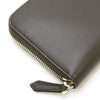 Fendi By The Way Dark Gray Leather Full Zip Wallet Large 8M0299-F03PP