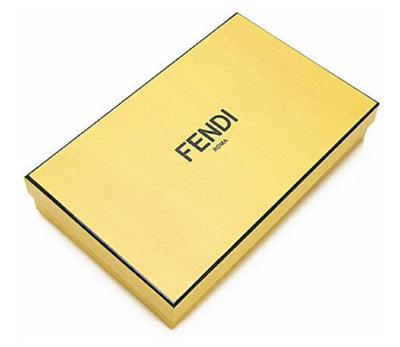 Fendi By The Way Long Continental Flap Checkbook Coal Grey Calf Leather Wallet 8M0251