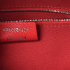 Fendi Calf Skin Red Unisex Leather Quilted Backpack Handbag Small 8BZ038