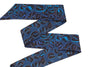 Fendi Logo Print Splash Dark Blue Women's Wrappy Scarf FXT011