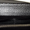 Fendi Metallic Silver Selleria Leather Full Zip Wallet Large 8M0299-5QG