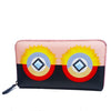 Fendi Monsters Long Crayons Bubblegum Multi Calf Leather Wallet 8M0299