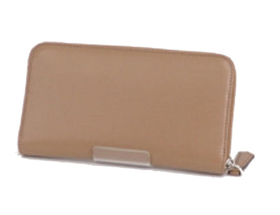 Fendi Rainbow Collection Full Zip Women's Leather Wallet Tan 8M0299