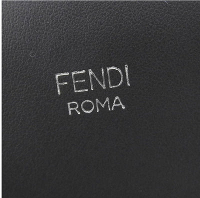 Fendi Runway Shopping Bag Calf Leather Black Palladium Metal Hardware 8BH343