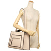 Fendi Shopping Bag Runaway Calf Leather Soap + Moresco tan/ brown Bag 8BH343