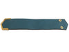 Fendi Women's Leather Dark Teal Cuff Bracelet gold metal dark teal leather 240015