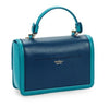 Ferragamo Beky Women's Pacific Blue Satchel  Medium Handbag Tote G328/01