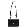 Ferragamo Seila Black Satchel Saffiano Leather Two Way Handbag F903/01