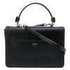 Ferragamo Seila Black Satchel Saffiano Leather Two Way Handbag F903/01