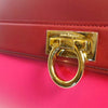 Ferragamo Sofia Calf Skin Frambiose Fumee Pink/Red Medium Handbag F606/05