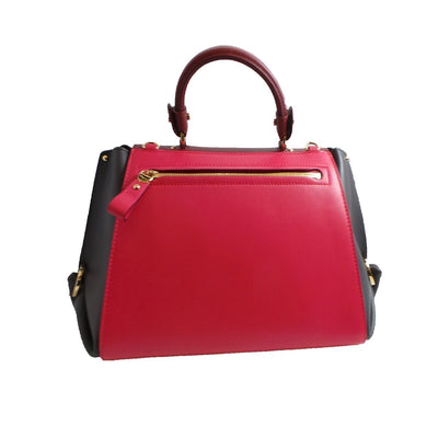 Ferragamo Sofia Calf Skin Frambiose Fumee Pink/Red Medium Handbag F606/05