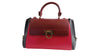 Ferragamo Sofia Calf Skin Frambiose Fumee Pink/Red Medium Handbag F606/05