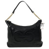 Gucci Apollo Embossed GG Dadini Black Leather Medium Hobo Bag 453562