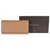 Gucci Women's Beige Medium Leather Continental Flap Wallet 346058