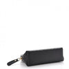 Gucci Black Nero Leather Micro GG Guccissima Cosmetic Case Bag 449893