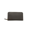 Gucci Classic Dark Brown Pebbled Leather Zip Around Women's Wallet 363423