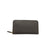 Gucci Classic Dark Brown Pebbled Leather Zip Around Women's Wallet 363423