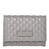 Gucci Embossed Microguccissima Loess Grey Soft Leather Cardholder Flap 544030