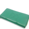 Gucci Emerald Green Embossed GG Dadini/Lion Leather Wallet 453393