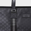 Gucci GG Canvas Guccissima Web Trim Leather Large Leather Luggage Tote 449179