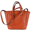 Gucci GG Microguccissima Calf Leather Orange Tote Cross Body Bag 449241