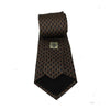 Gucci Huffero Black Twill Silk Tie for Men Necktie  100% Silk Luxury Tie 349415