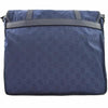 Gucci Large Blue Nylon Leather GG Guccissima Messenger Bag 510334