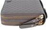 Gucci Large Gray Microguccissima GG Logo Double Zipper Travel Case 544250