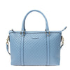 Gucci Leather Micro GG Sky Blue Convertible Purse Handbag 449656