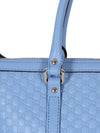 Gucci Leather Micro GG Sky Blue Convertible Purse Handbag 449656