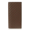 Gucci Men's Acero Brown Microguccissima Tall Vertical Leather Bifold 449245