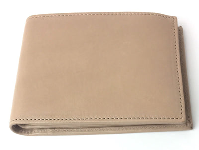 Gucci Men's Beige Washed Soft Leather Trifold Medium Wallet 333042