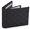 Gucci Men's Black GG Canvas w/ Removable ID Bi-fold Wallet 333042