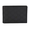 Gucci Men's Black GG Canvas w/ Removable ID Bi-fold Wallet 333042