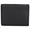 Gucci Men's Black Pebbled Leather Trifold Wallet Gucci Embossed 333042