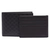 Gucci Men's Black Pebbled Leather Trifold Wallet Gucci Embossed 333042