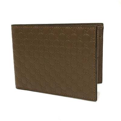 Gucci Men's Brown Microguccissima Leather Bifold Wallet Coin Pocket 367287