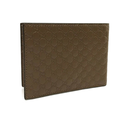 Gucci Men's Brown Microguccissima Leather Bifold Wallet Coin Pocket 367287