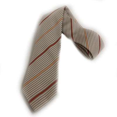 Gucci Men's Classic Henning Striped Beige Necktie for Men 367506