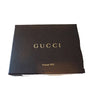 Gucci Men's Dark Brown Pebbled Leather Trifold Wallet Gucci Embossed 333042