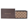 Gucci Men's Original Canvas Beige Brown GG Logo Bifold Wallet 292534