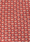 Gucci Men's Geometric Red Orange Necktie Luxury Tie 349407