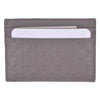 Gucci Men's GG Guccissima Leather Card Holder Wallet Gray 476010